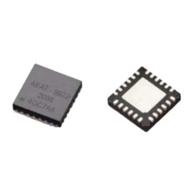 介紹：Broadcom AEAT-9933-102 14 位磁性編碼器開(kāi)關(guān)軸、QFN 24 引線(xiàn)