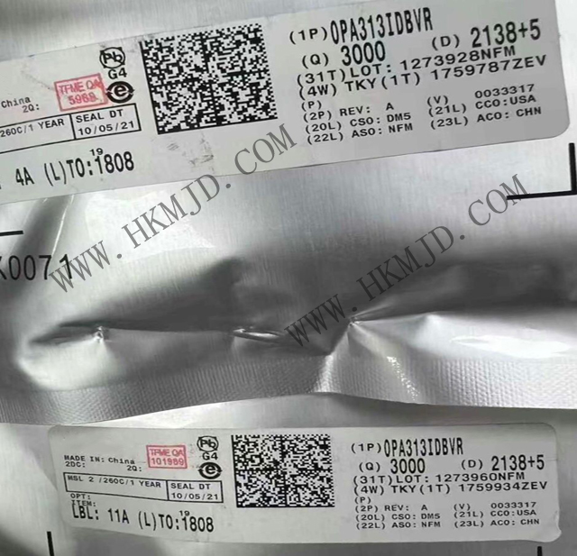 【TI 放大器】出售 OPA313IDBVR 低噪聲、單通道CMOS運(yùn)算放大器