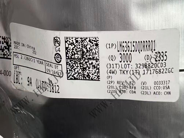 供應(yīng)德州儀器 LM63615DQDRRRQ1 3.5V 至 36V、1.5A 汽車降壓轉(zhuǎn)換器