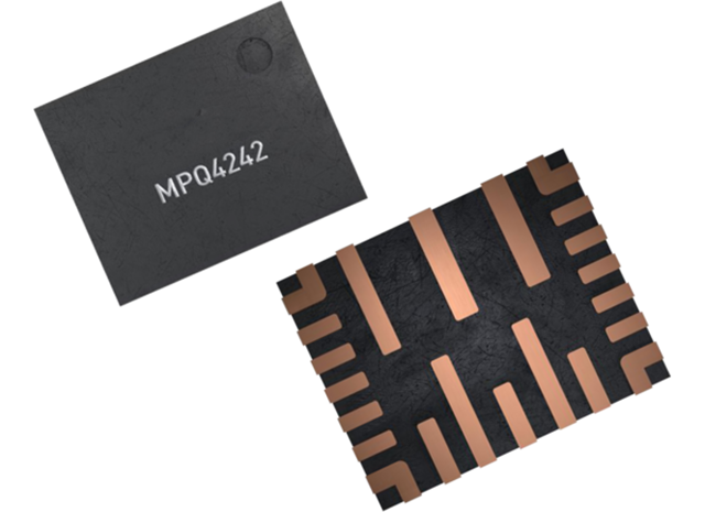 MPQ4242GVE-0000-AEC1：集成升降壓變換器的 5A、36V 、全集成 USB PD 解決方案